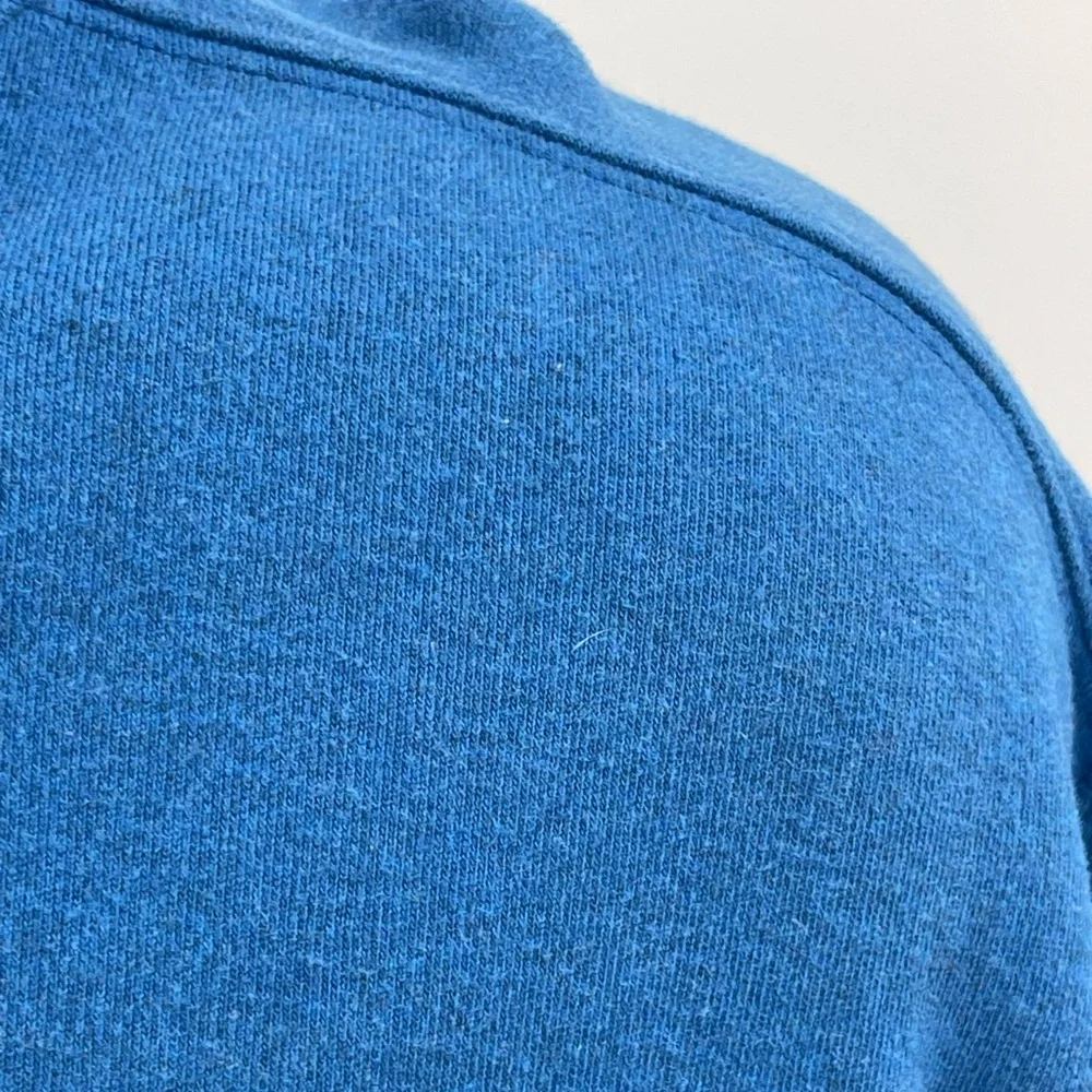 Peter Millar Melange 1/4 Zip Pullover Sweatshirt Med Blue Men’s Medium M MF16K36